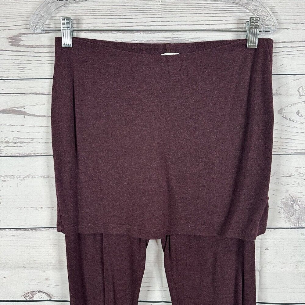 Cabi Skirted Legging Womens Medium Red 3672 Stretch Midrise Modest M'Legging - Picture 2 of 13